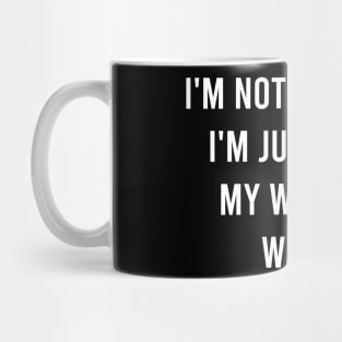 I'm Not Swearing I'm Just Using My Workout Word Mug